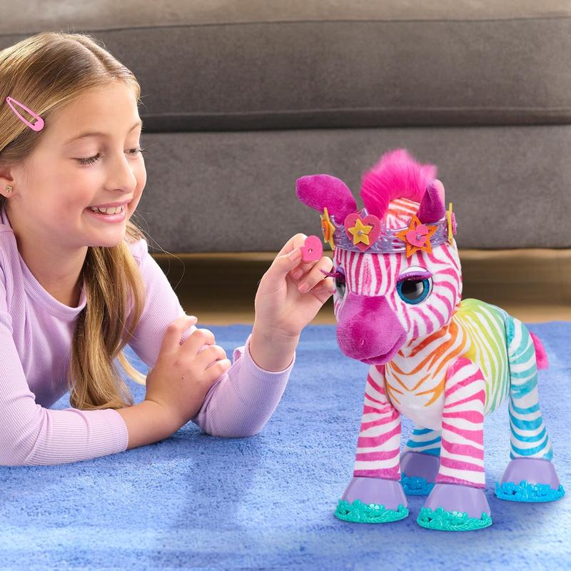 Brinquedo FurReal Friends Zenya My Rainbow Zebra - Just Play
